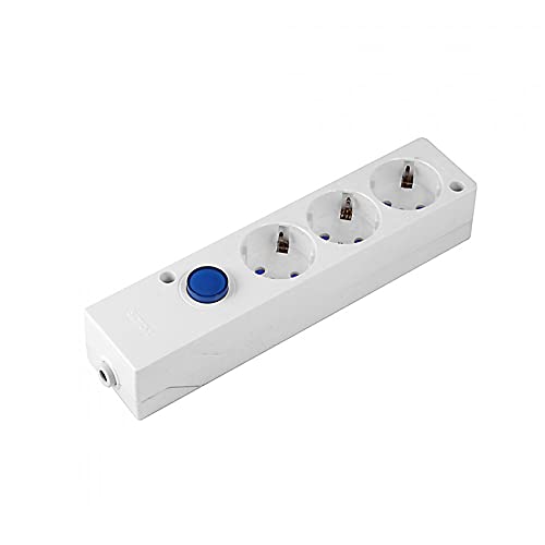 BASE MULTIFIX 3 TOMAS CON INTERRUPTOR BLANCO - High-Tech & Électronique Amazon France à 12.11€