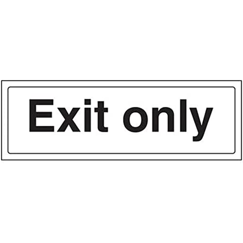 Cartello per porta Vsafety Exit Only – orizzontale – 300 mm... - Auto & Moto en promo à 3.36€