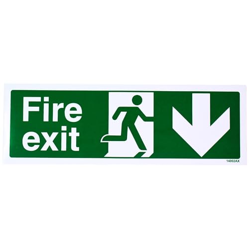 Vsafety - Cartello con scritta "Fire Exit Freccia in... - Auto & Moto Amazon Italie à 3.43€