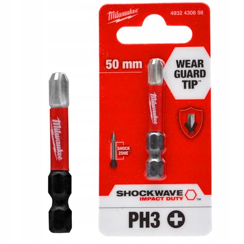 Milwaukee Shockwave Gen II PH3 - Punta de Destornillador... - Bon plan à 2.59€