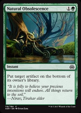 Magic: The Gathering - Natural Obsolescence - Obsolescenza... en promo à 6,89€ (-84%) sur Amazon FR