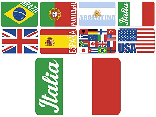 HOME 8522600 Set 18 Tischsets aus Polypropylen, Motiv Flag... - Maison & Cuisine Amazon Allemagne à 15.70€