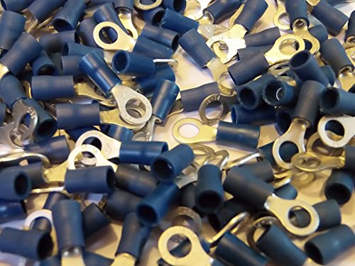 blue 5.3mm ring terminal crimp connector (for 5mm... - Bricolage & Outils en promo à 2.25€