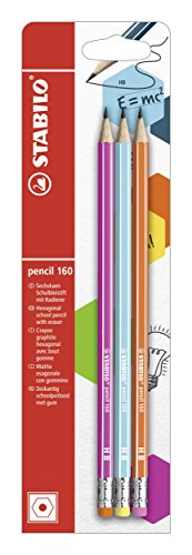 Crayon graphite HB - STABILO pencil 160 - Pack de 3 crayons... en promo à 2,80€ (-65%) sur Amazon FR