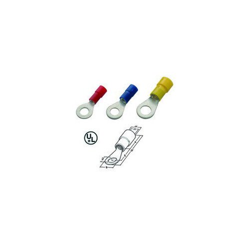 Haupa 260674 - Terminal nylon para aplastar m6 1,5-2,5mm2 - Bricolage & Outils Amazon Espagne à 19.34€