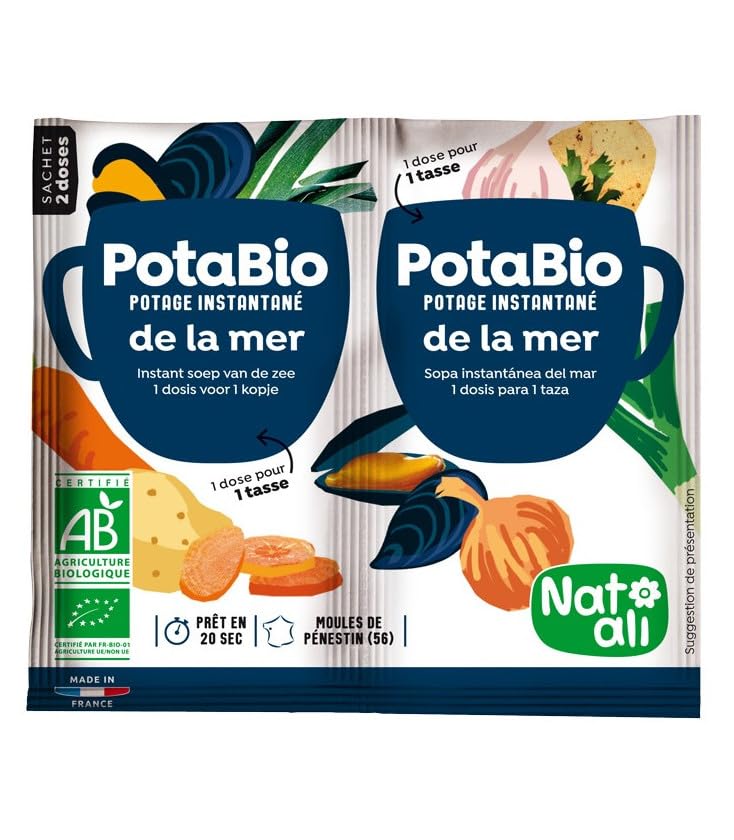 NAT-ALI - Potabio : potage bio instantané de la mer - Maison & Cuisine Amazon France à 1.94€