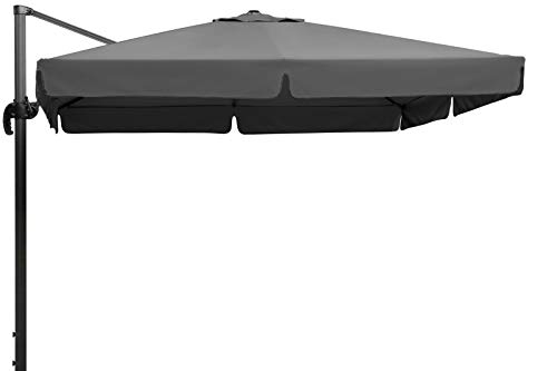 Parasol Schneider Rhodos, anthracite, carré 300 x 300 cm... - Jardin & Extérieur Amazon France à 263.97€