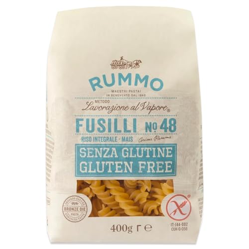 Rummo Senza Glutine Fusilli N° 48 400 g - Épicerie Amazon Italie à 1.75€