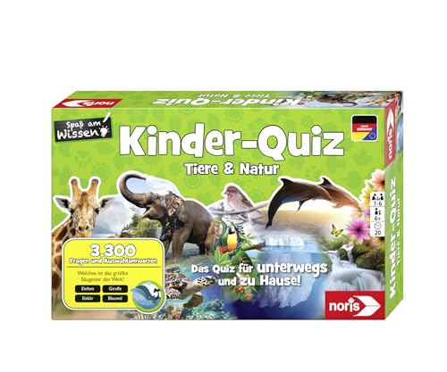 Noris Quiz 606011629 Jeu Familial pour Enfants à partir de... - Jouets & Jeux Amazon France à 12.04€
