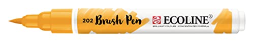 Ecoline BRUSHPEN YELLO, Deep Yellow, One Size - Beauté & Parfums en promo à 1.90€