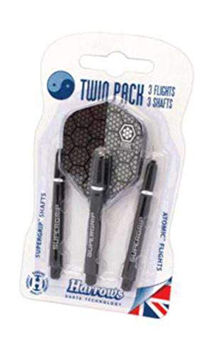 Harrows Dardos Twin Park Supergrip Ejes y vuelos... - Sports & Fitness Amazon Espagne à 3.20€