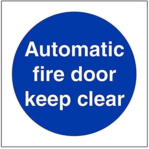 V Safety 18002AE-R Automatic Fire Door Keep Clear Mandatory... - Home & Kitchen Amazon UK à 1.15€