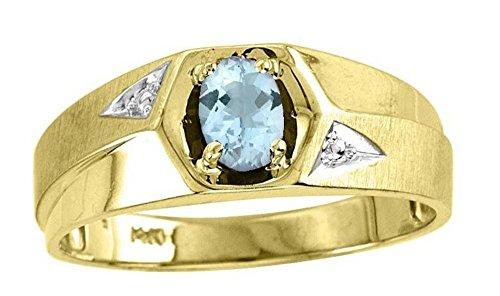 Birthstone Anillo Plata de Ley o plata chapado en oro... - Bijoux & Montres en promo à 61.37€