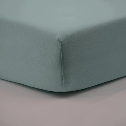 BabyCalin - Drap housse 70x140x17cm Turquoise certifié... - Bébé & Puériculture en promo à 4.15€