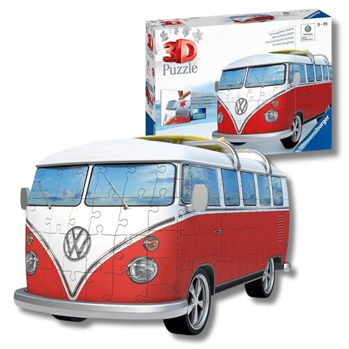 Ravensburger - Puzzle 3D Adultos Furgoneta Volkswagen |... - Jouets & Jeux en promo à 24.49€