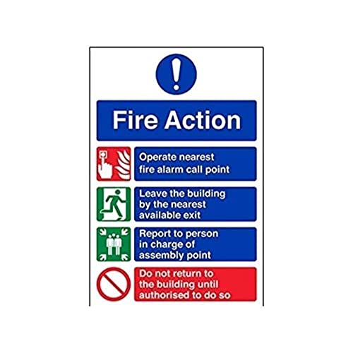 V Safety 12004AU-R General Fire Action Prohibition/Safe... - Maison & Cuisine en promo à 1.58€