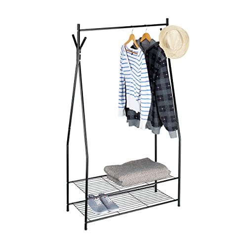 Relaxdays Kleiderständer mit Schuhablage SANDRA, Metall... - Amazon Allemagne à 19.99€