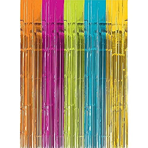 amscan 242001-90 Rideau Met 0,9 x 2,4 m Multicolore en promo à 12,20€ (-45%) sur Amazon FR