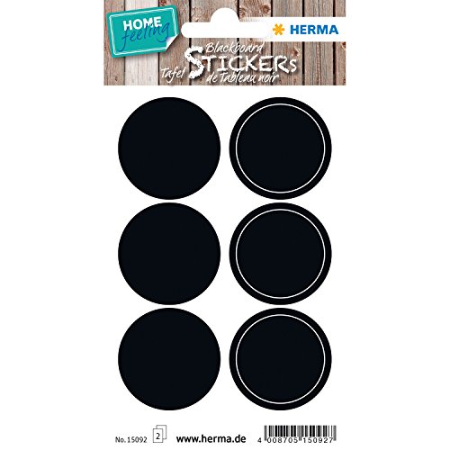 HERMA 15092 Cercle Permanent Noir 12pièce(s) étiquette... - Amazon France à 1.89€