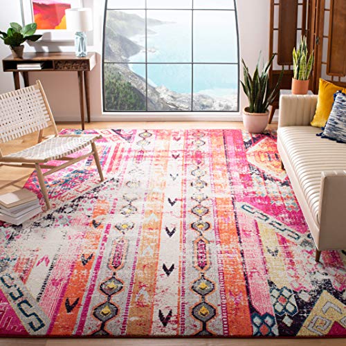 SAFAVIEH Tapis Boho pour Salon, Salle à Manger, Chambre à... en promo à 140,99€ (-43%) sur Amazon FR