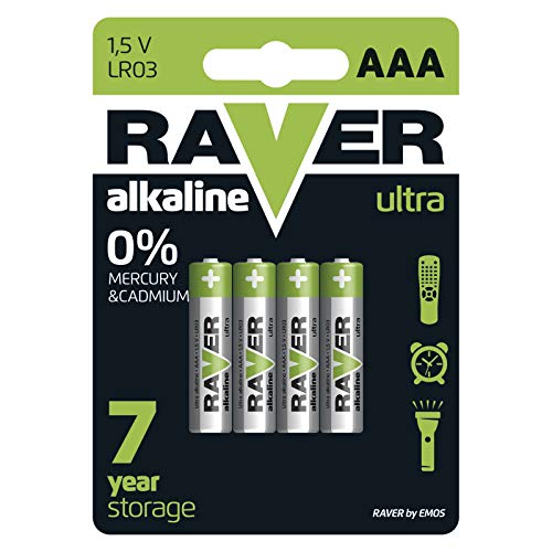 EMOS Raver Ultra Alkaline AAA Micro Batterien | 1,5 V |... - Sports & Fitness Amazon Allemagne à 2.09€