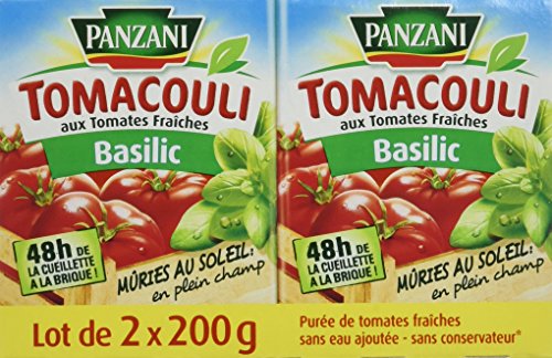Panzani Sauce Tomacouli Basilic 2 x 200 g - Épicerie en promo à 1.65€