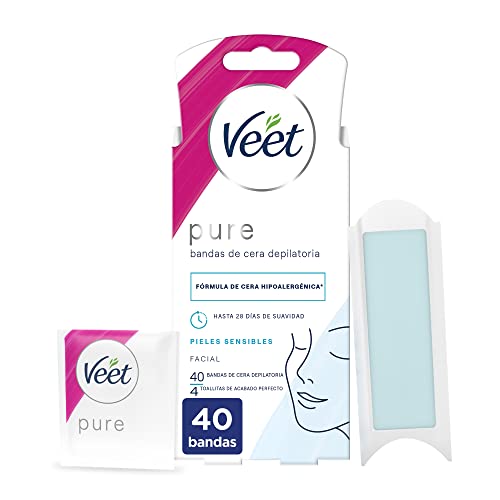Veet Easy Gelwax Facial Bands Depilatory Wax X40 - Beauté & Parfums Amazon Allemagne à 9.62€
