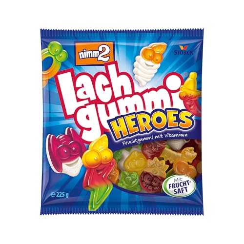 nimm2 Lachgummi Heroes – 1 x 225 g – Fruchtgummis mit... - Épicerie en promo à 1.29€