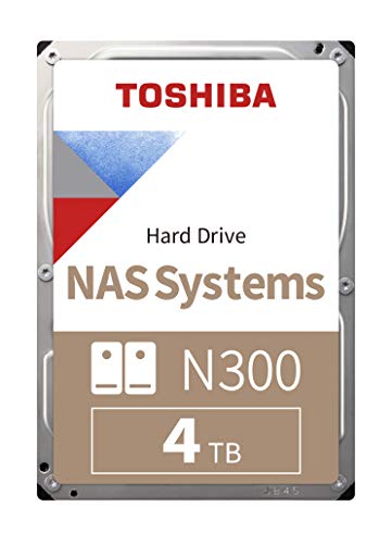 Toshiba 4TB N300 NAS 3.5’’ SATA Internal Hard Drive. 24/7... - High-Tech & Électronique Amazon France à 129.90€