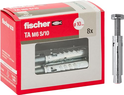 Fischer Tacos de acero TA M6 con tornillo de cabeza... - Maison & Cuisine Amazon Espagne à 9.50€
