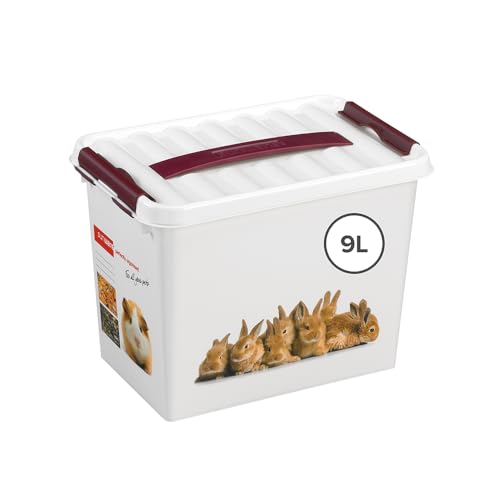 Sunware Q-line Boite Croquette Animaux 9L – 30x20x22cm –... - Animalerie Amazon France à 10.99€