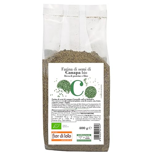 Fior di Loto Farina di semi di canapa biologica - Farina di... - Home & Kitchen Amazon Italy à 4.25€