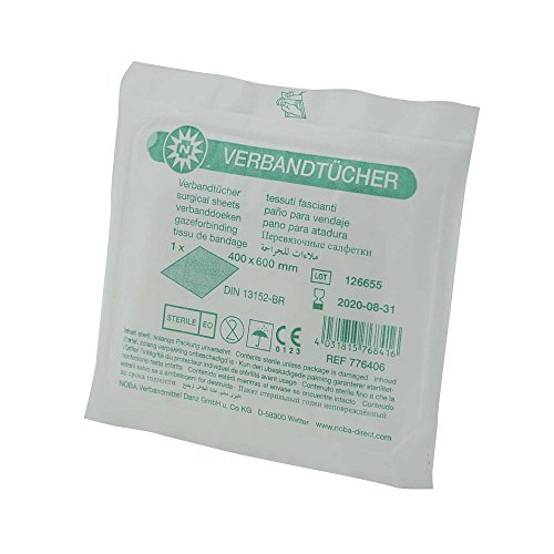 10x Verbandtuch, Wundauflage, Wundverband, steril, DIN... - Santé & Bien-être en promo à 3.08€