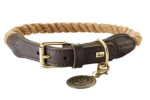 HUNTER Collar with Rope List, 38-46, Beige - Animalerie Amazon Royaume-Uni à 16.50€