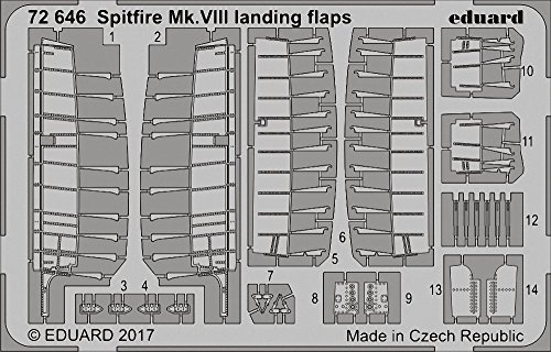 *** Edu P-etch 1:72 - Spitfire Mk.VIII landing flaps... - Loisirs Créatifs Amazon Espagne à 4.00€