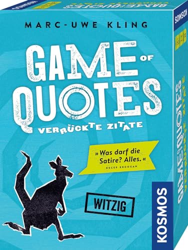 Kosmos 692926 - Game of Quotes. Citations folles. Jeu de... - Jouets & Jeux Amazon France à 10.01€