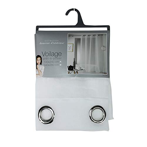 douceur d'Intérieur Telma Pannello a occhielli poliestere... - Maison & Cuisine en promo à 16.68€