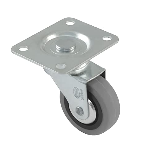 Amig - Graues Gummirad mit Platte und Kugellager, Mod.... - Maison & Cuisine en promo à 3.29€