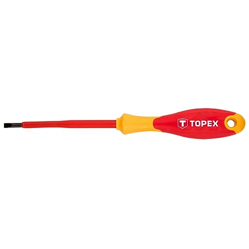 Topex 39D472 Tournevis plat isolé 4 x 100 mm 1000 V - Bricolage & Outils Amazon France à 2.91€
