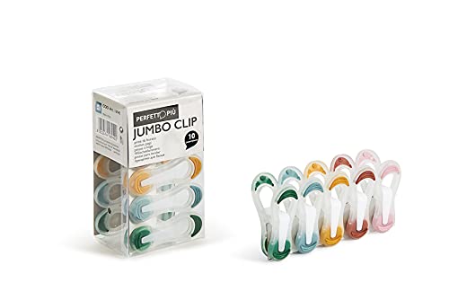 Perfetto Plus Jumbo Clip-Zange, Kunststoff, Mehrfarbig, 2,5... - Home & Kitchen Amazon Germany à 6.38€