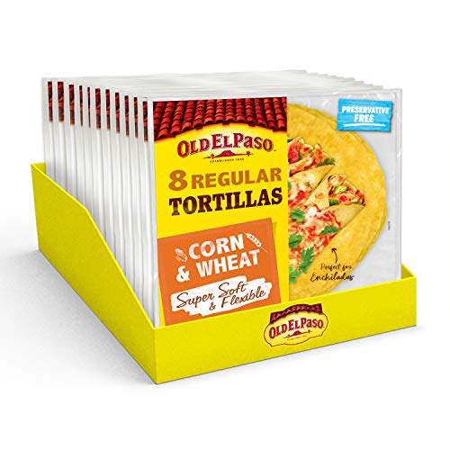 Old El Paso Regular Super Soft Corn & Wheat Tortillas 335 g... - Épicerie Amazon Royaume-Uni à 2.82€