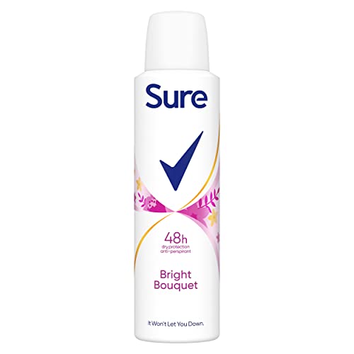 Sure Bright Bouquet Anti-perspirant Aerosol 150 ml - Beauté & Parfums Amazon Royaume-Uni à 1.50€