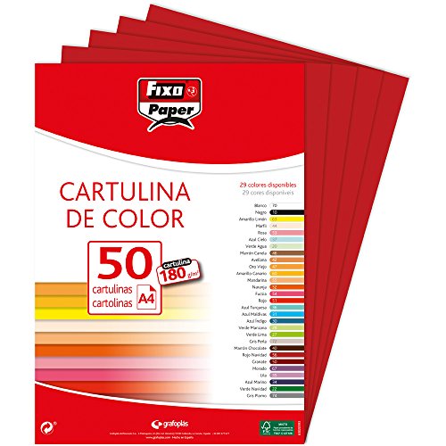 Fixo 11110356 Lot de 50 Feuilles de papier cartonné A4... - Auto & Motorcycle Amazon France à 7.80€
