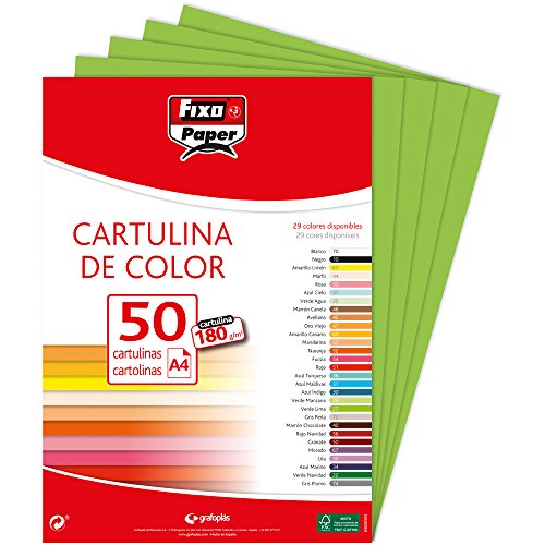 Fixo 11110327 – Confezione di 50 cartoncini, A4, colore:... - Office Supplies Amazon Italy à 9.69€