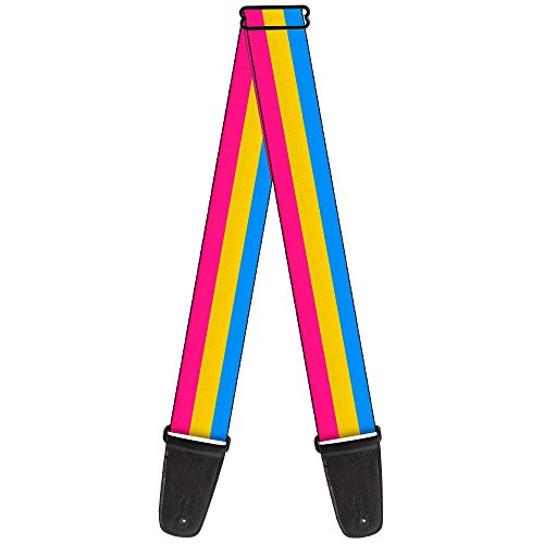 Buckle-Down Guitar Strap Flag Pansexual Pink Yellow Blue 2... - Maison & Cuisine en promo à 11.77€