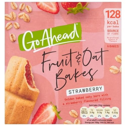 Go Ahead Fruit & Oat Bakes, Strawberry, 6*35 grams - Tech & Electronics Amazon UK à 1.00€