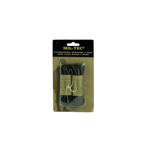 Mil-Tec Lacets décontractés 12914502 - Noir - 220 EU, Noir... - Mode & Vêtements Amazon France à 2.58€