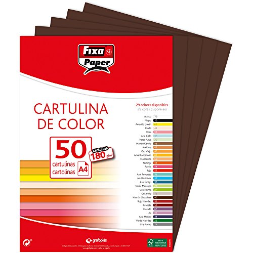 Fixo 11110340 – Confezione di 50 cartoncini, A4, colore:... - Auto & Moto Amazon Italie à 9.52€