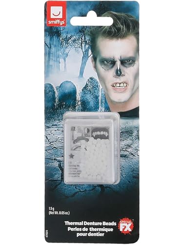 Smiffys Make-Up FX, Thermal Denture Fitting Beads - Bon plan à 2.69€