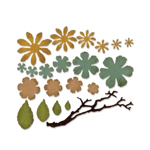 Sizzix SIZ661806 Thinlits Die Set 21PK-Small Tattered... - Deal du jour à 3.50€